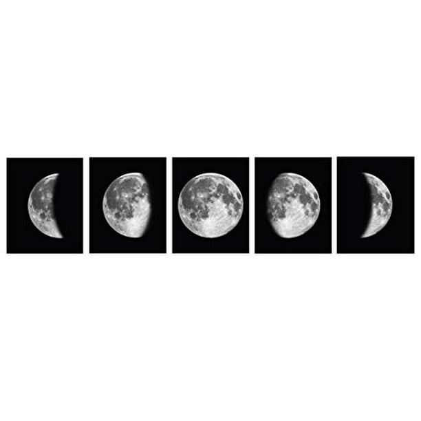 Moon Phases Picture Canvas Poster Painting Image Wall Art Prints Decor Unframed